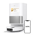 Mova P10 Pro Ultra Gen 2 Robot Vacuum and Mop, 26,000Pa Suaction, 212°F Hot Water Auto Mop Washing, 1-Hour Hot Air Drying, Extenable Mop, All-in-One Dock, Triple Anti-Tangle System for Home