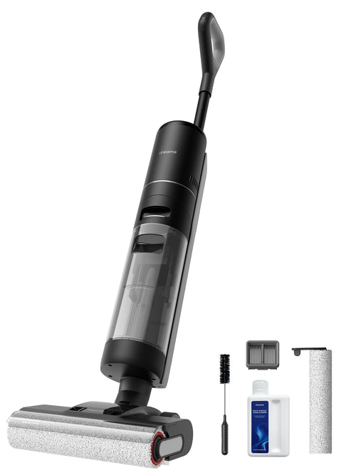 DREAME H12 Pro Gen2 Vacuum Mop, 0 Tangle Wet Dry Vacuum Cleaner, Cordless Vacuum Mop All-in-One for Hard Floors, 180° Lie-Flat Floor Cleaner Machine with 194°F Hot Self-Cleaning, 50Mins Runtime